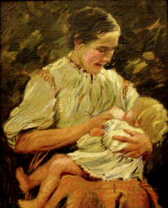 Breastfeeding toddlers occurred even in the 20th century
